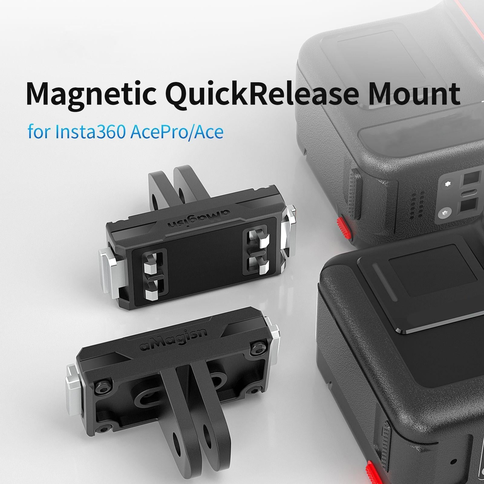 Amagisn Magnetic Quick Release for Insta360 Ace / Ace Pro Sports Camera 7