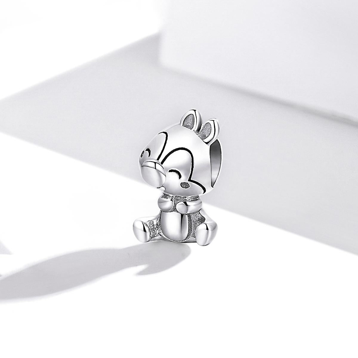 925 Sterling Silver Squirrel Charm For Diy Bracelets & Necklaces 3