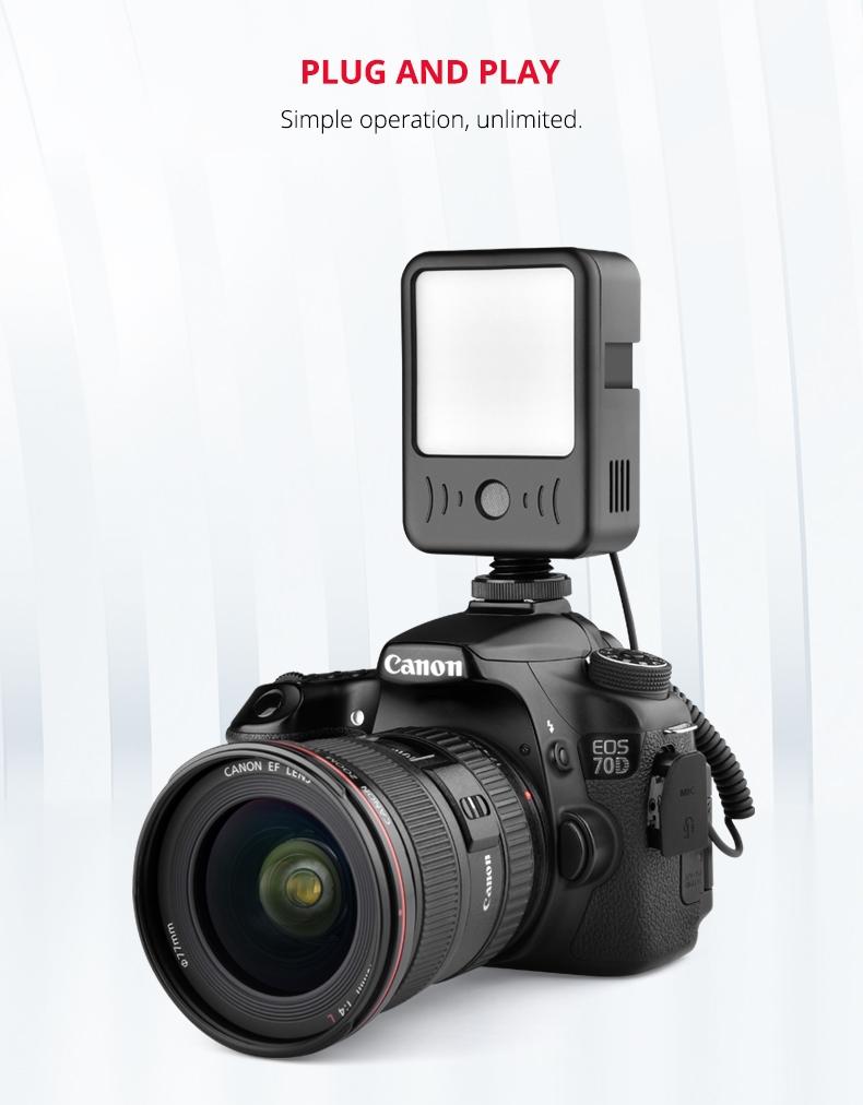 Live Broadcast Microphone Light for Interviews and Recording 10