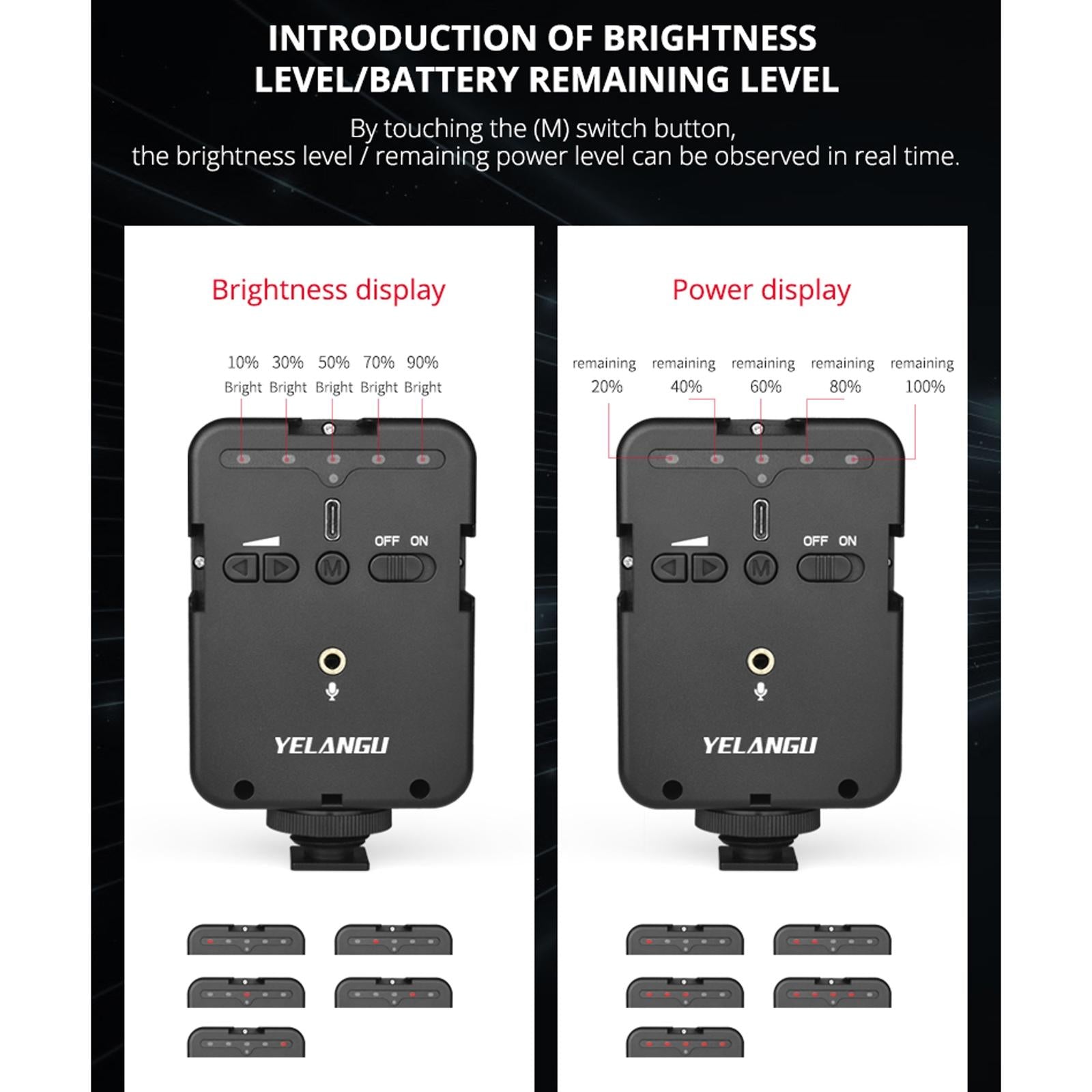 Live Broadcast Microphone Light for Interviews and Recording 11