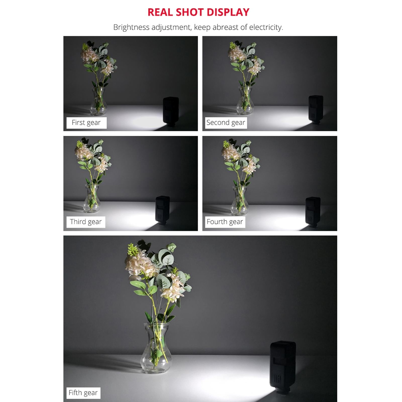 Live Broadcast Microphone Light for Interviews and Recording 12