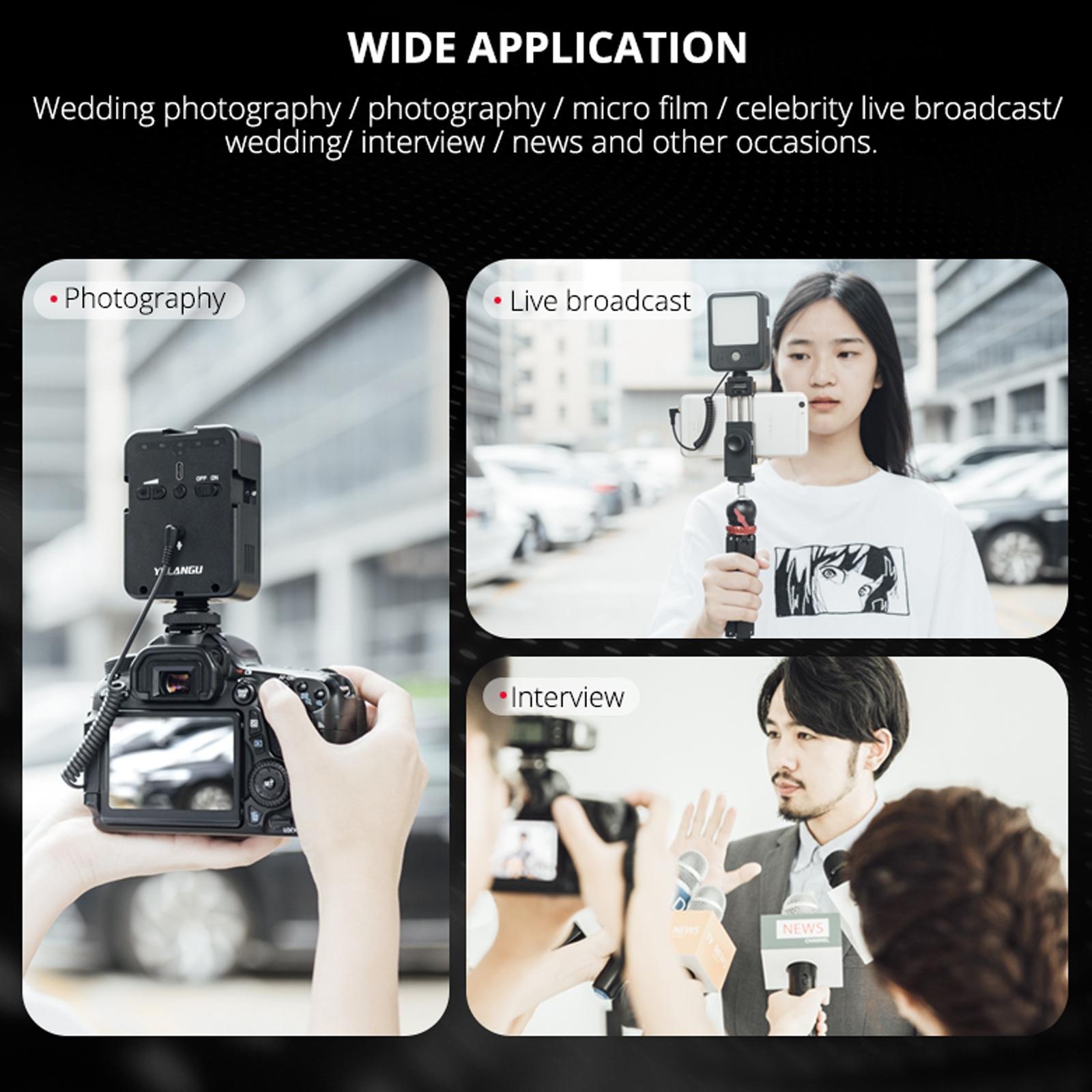 Live Broadcast Microphone Light for Interviews and Recording 13