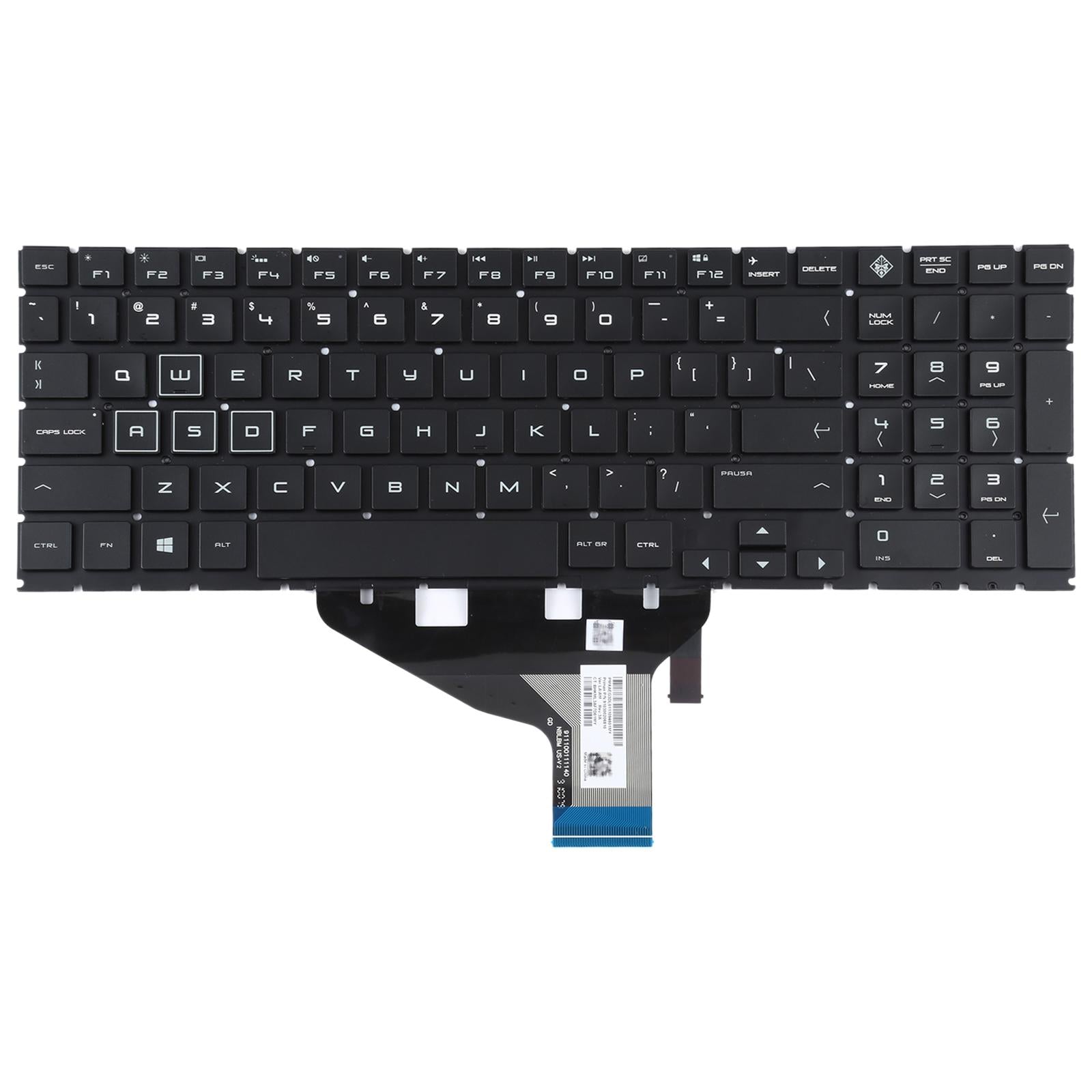 Hp Omen us Keyboard with Rgb Backlight for 15 / 17 Series 3