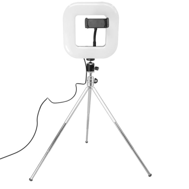 28cm Dimmable Led Square Light with Tripod for Mobile Phone Live Streaming 3