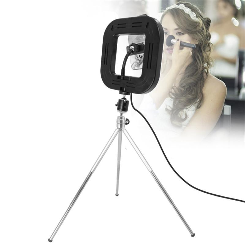 28cm Dimmable Led Square Light with Tripod for Mobile Phone Live Streaming 4