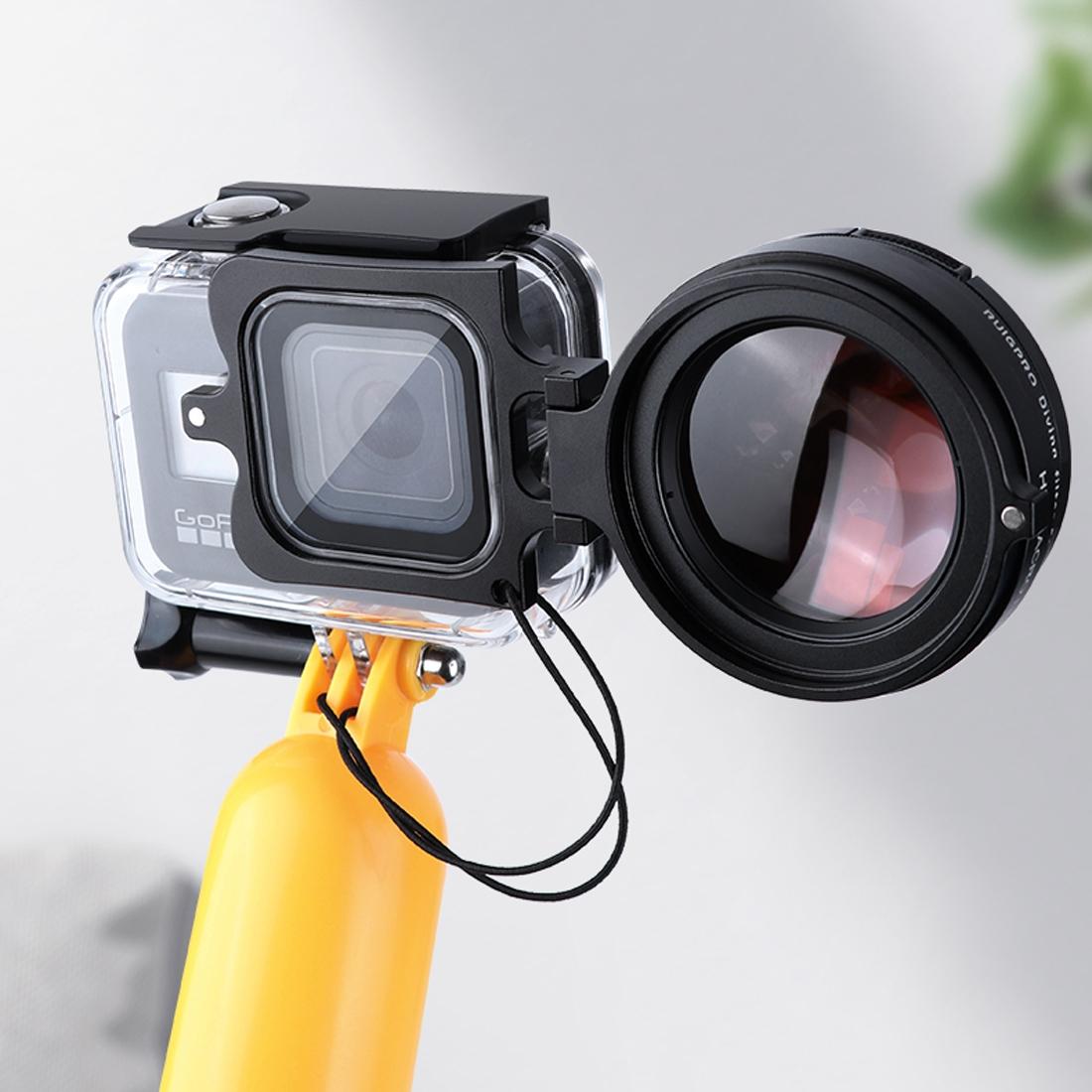 Hero8 Diving Lens Filter Kit with Macro Lens and Waterproof Housing 7