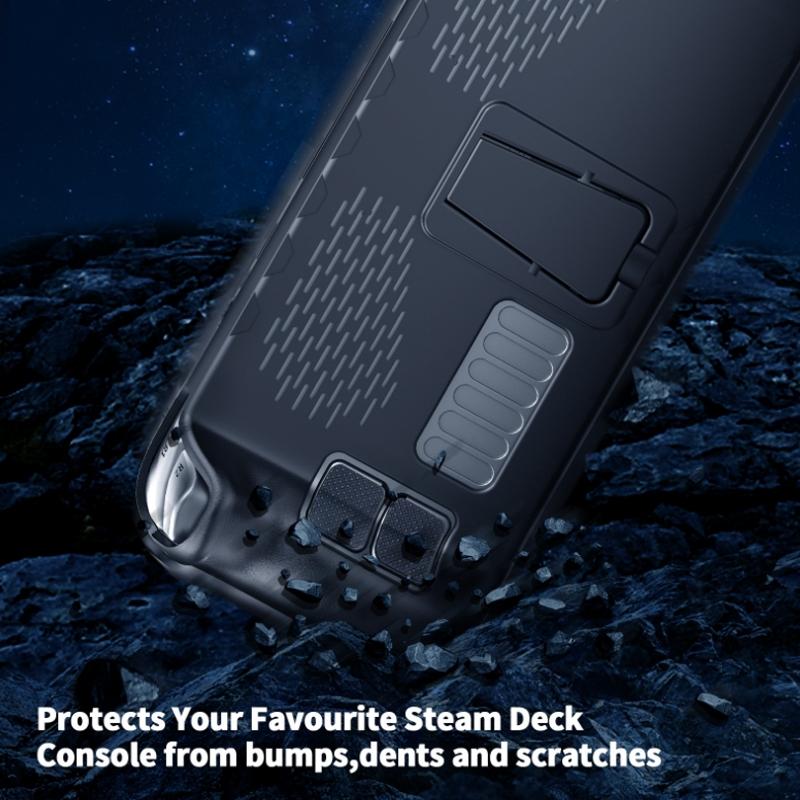 Tpu Case + Touchpad Sticker for Steam Deck Handheld - Compact Protection 5
