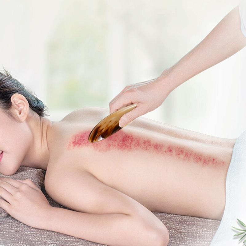 Round Dot Scraping Acupuncture Stick Small Horn Tube Random Colour 7