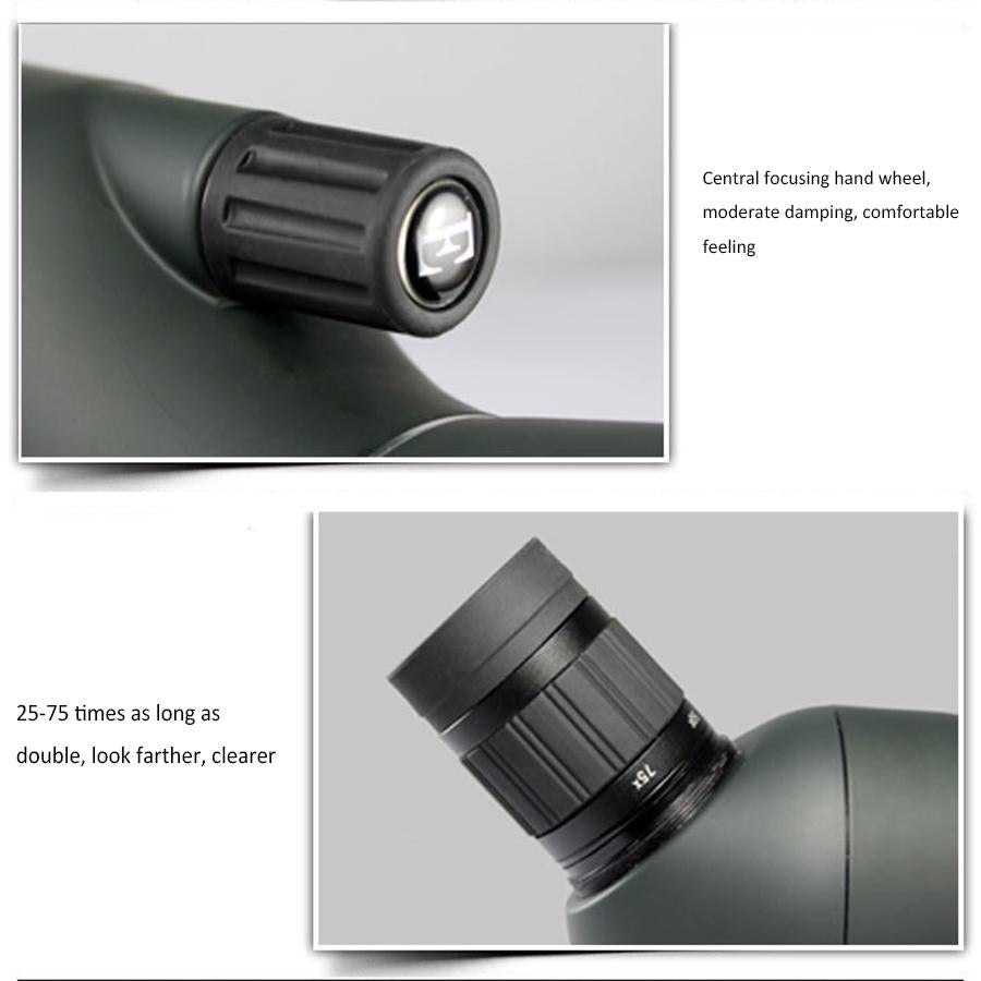 High Definition 25-75X70 Zoom Monocular Telescope For Outdoor Use 8