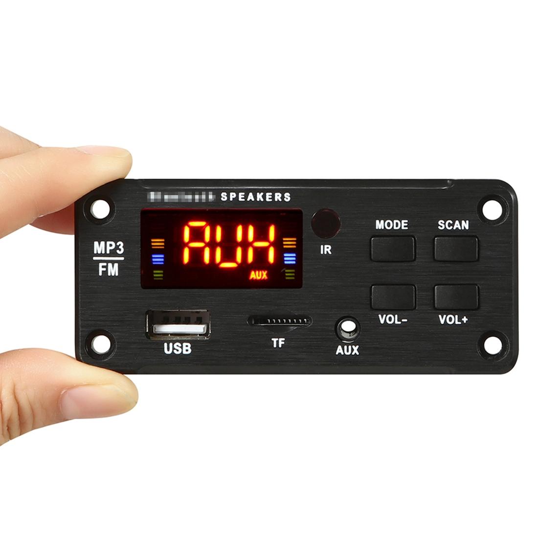 5V Bluetooth 5.0 Car Audio Mp3 Player Board With Remote - Fm Radio Tf Card Usb Aux 6