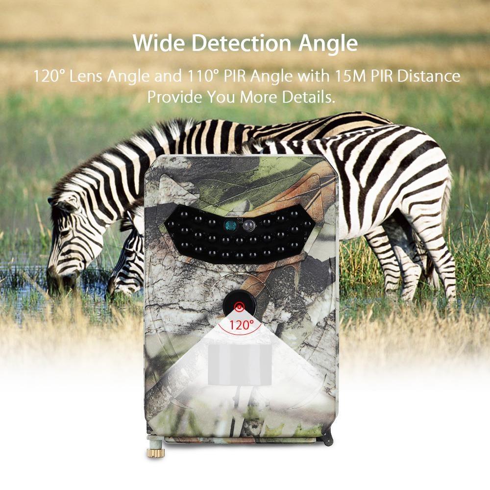 Waterproof Night Vision Hunting Trail Camera With Wide Angle And Pir Sensor 6