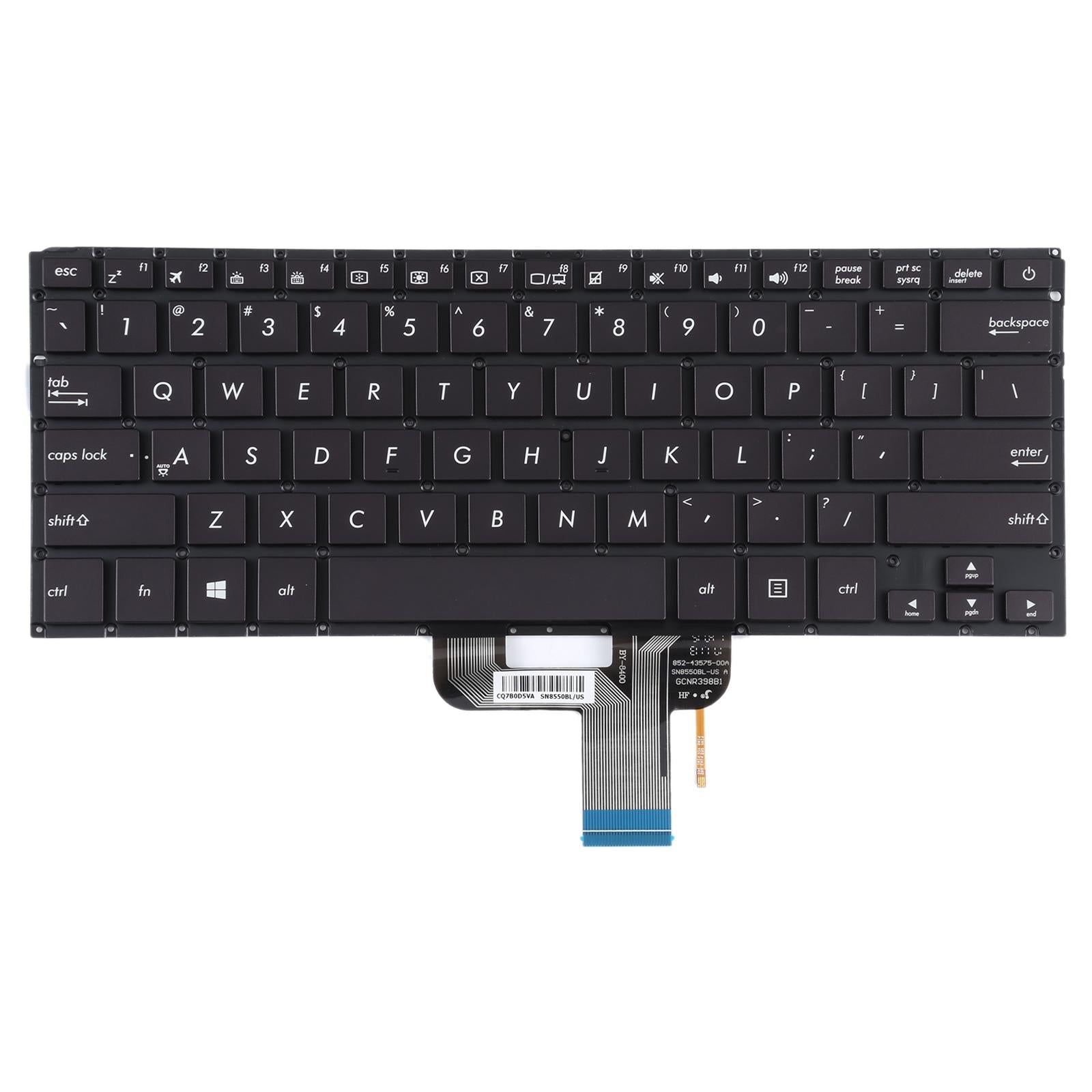 Backlit us Keyboard for Asus Zenbook Ux310 / Ux310ua / Rx410u 3