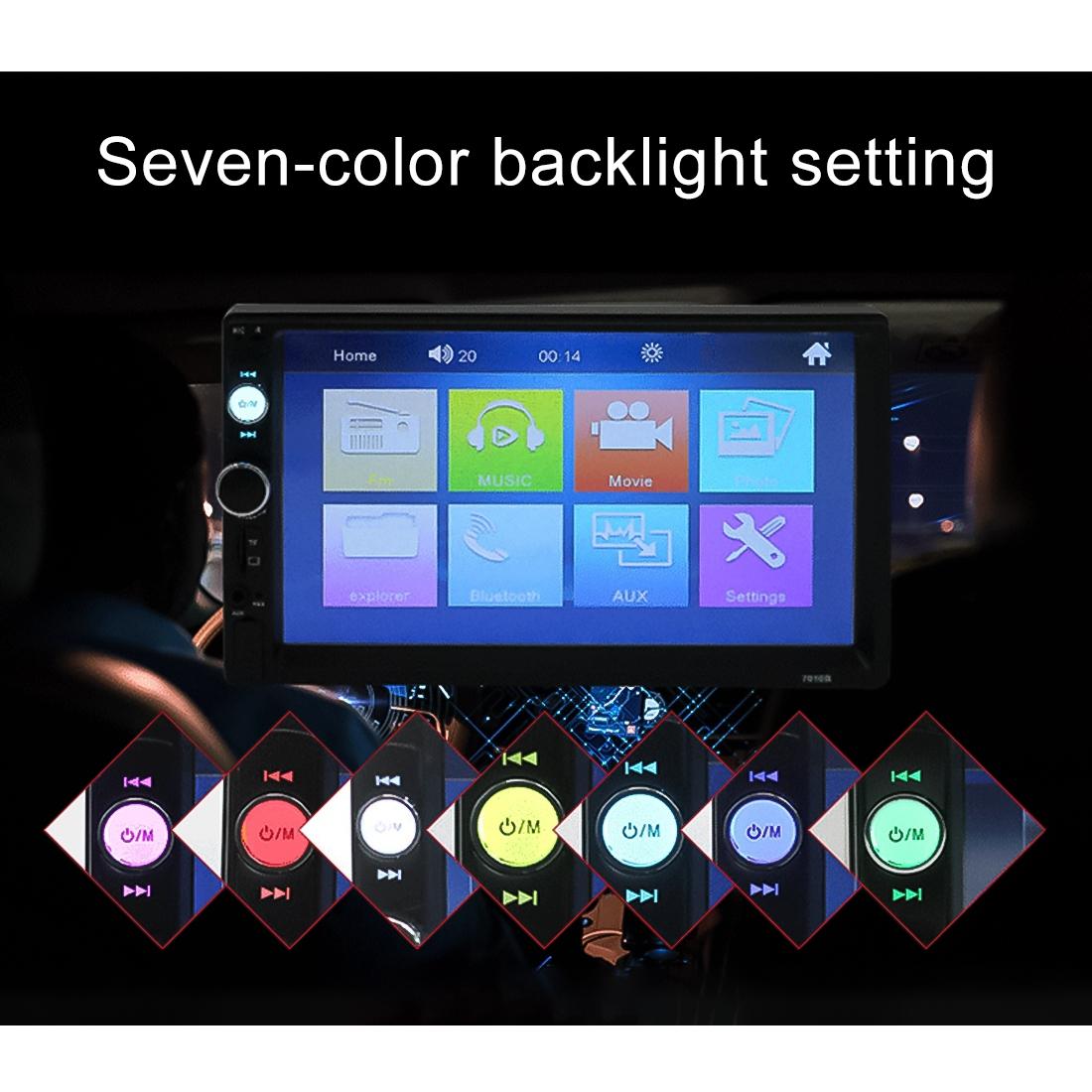 7 Inch Car Bluetooth Radio Receiver Mp5 Player Fm / Usb / Tf 7010B 13