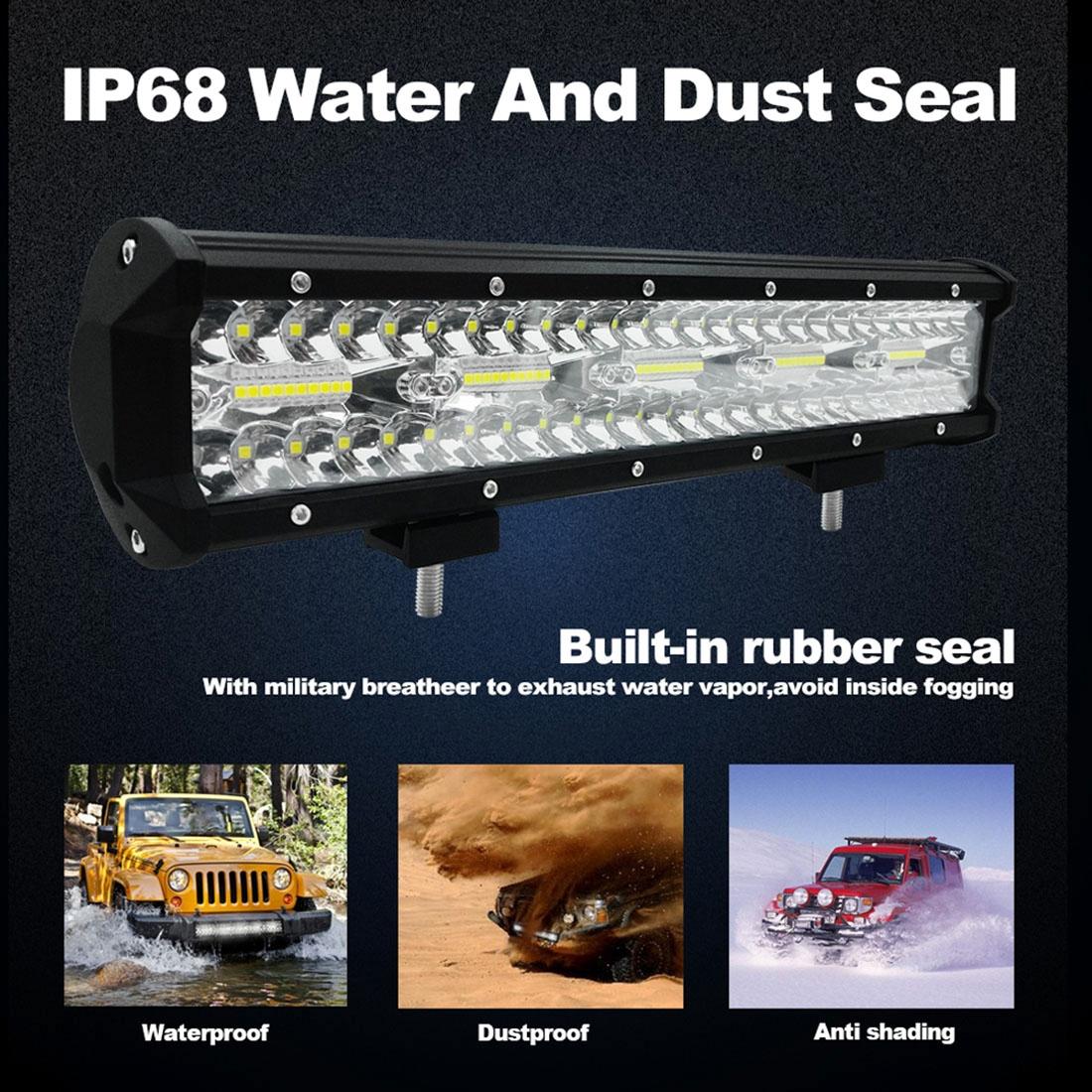 15 Inch 75W 7500Lm 6000K Led Strip Working Refit Off - Road Vehicle Lamp Roof Strip Light 6