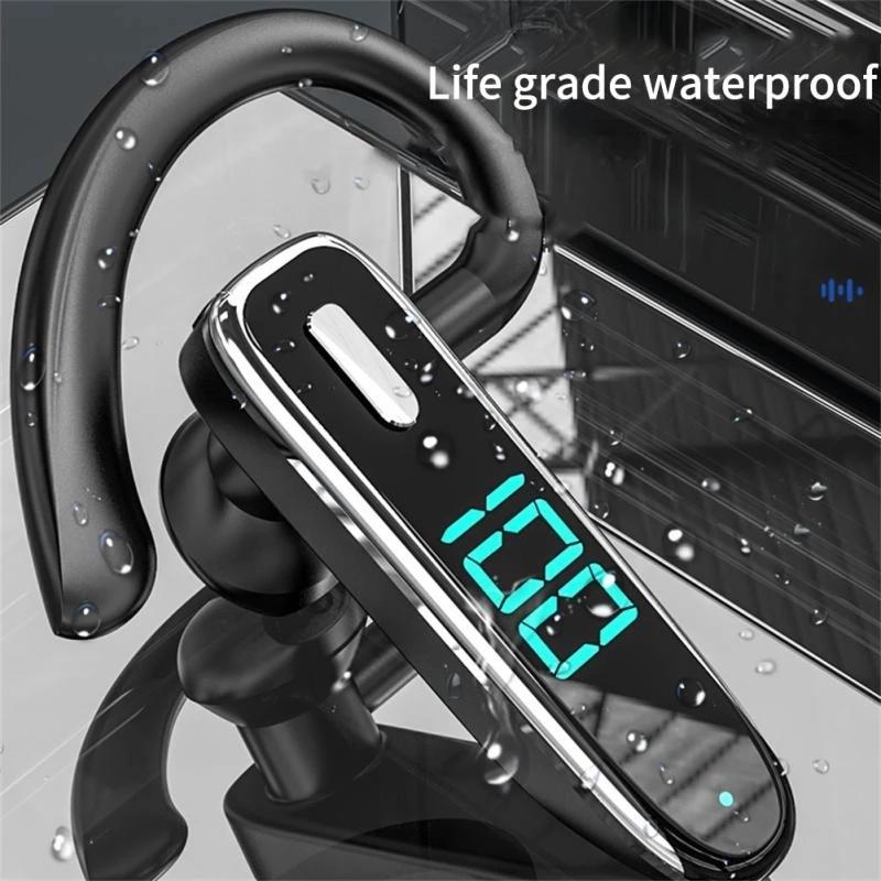 5.3 Bluetooth Business Ear-hook Earphone with Mic - K50 4