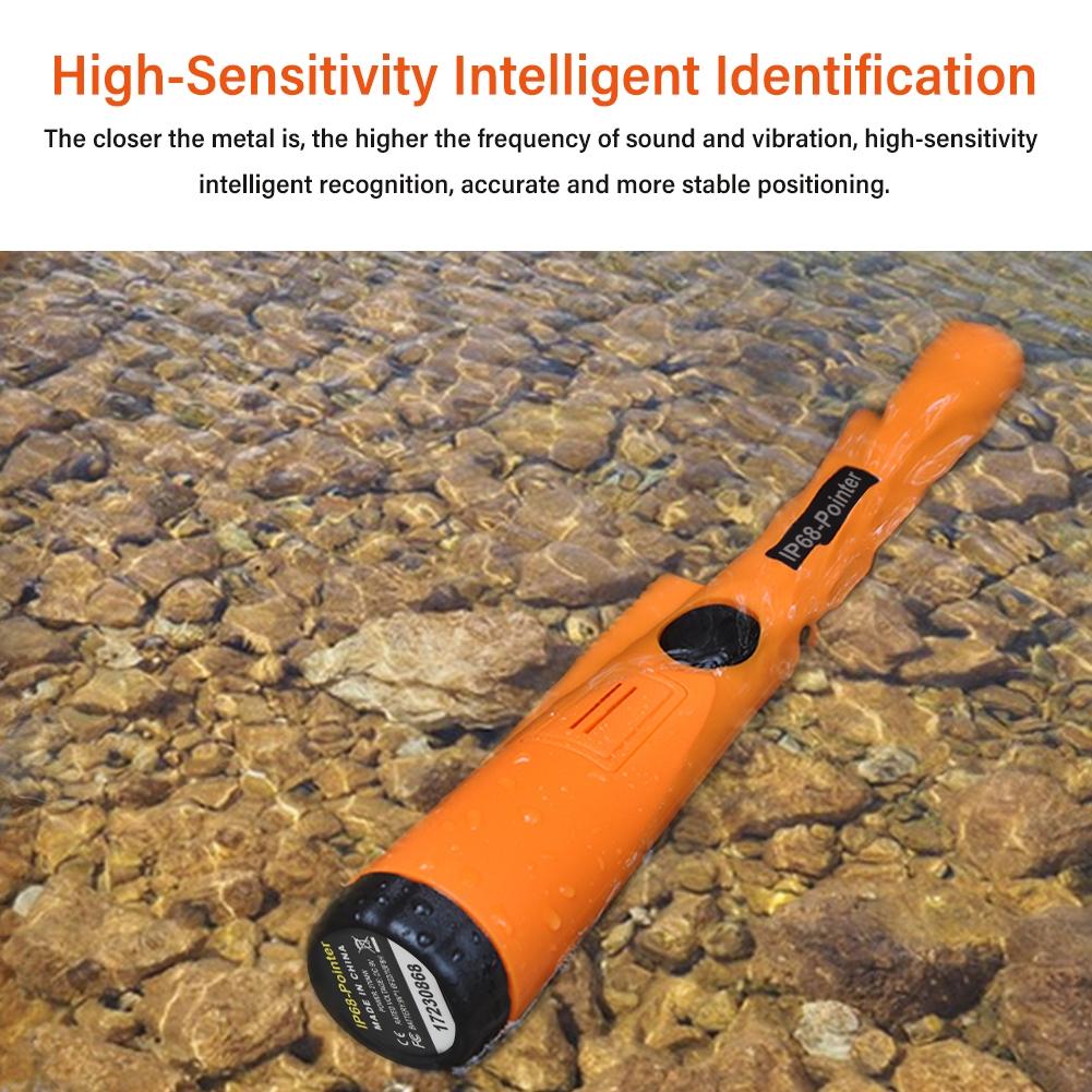 Waterproof Handheld Metal Detector with Positioning Stick - Ip68 7