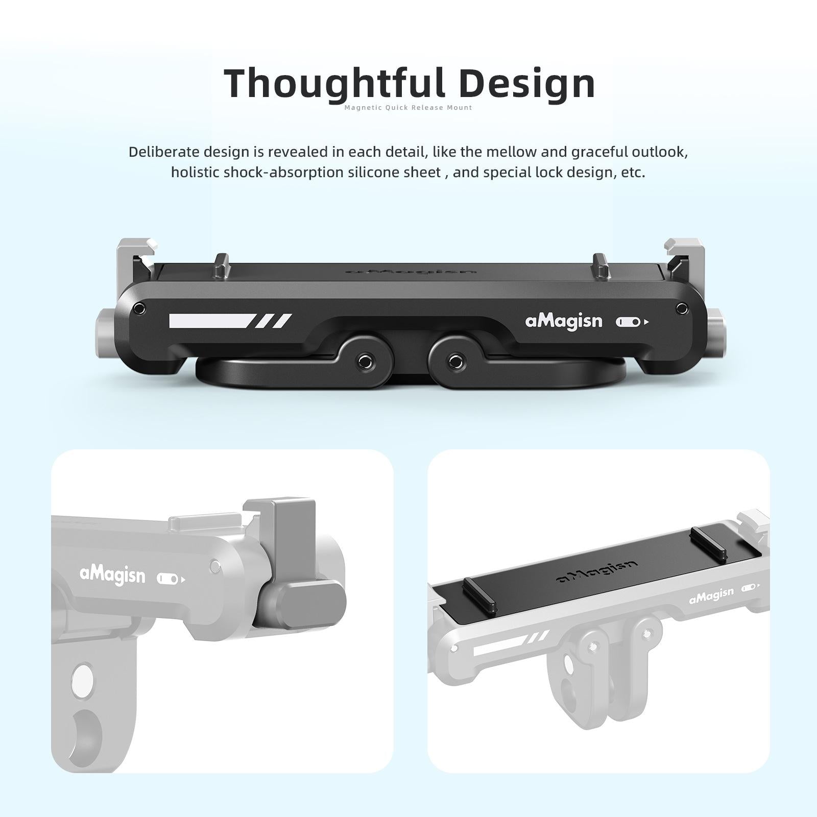 Insta360 Go 3 Magnetic Fast Disassembly Seat Bracket for Sports Camera 9