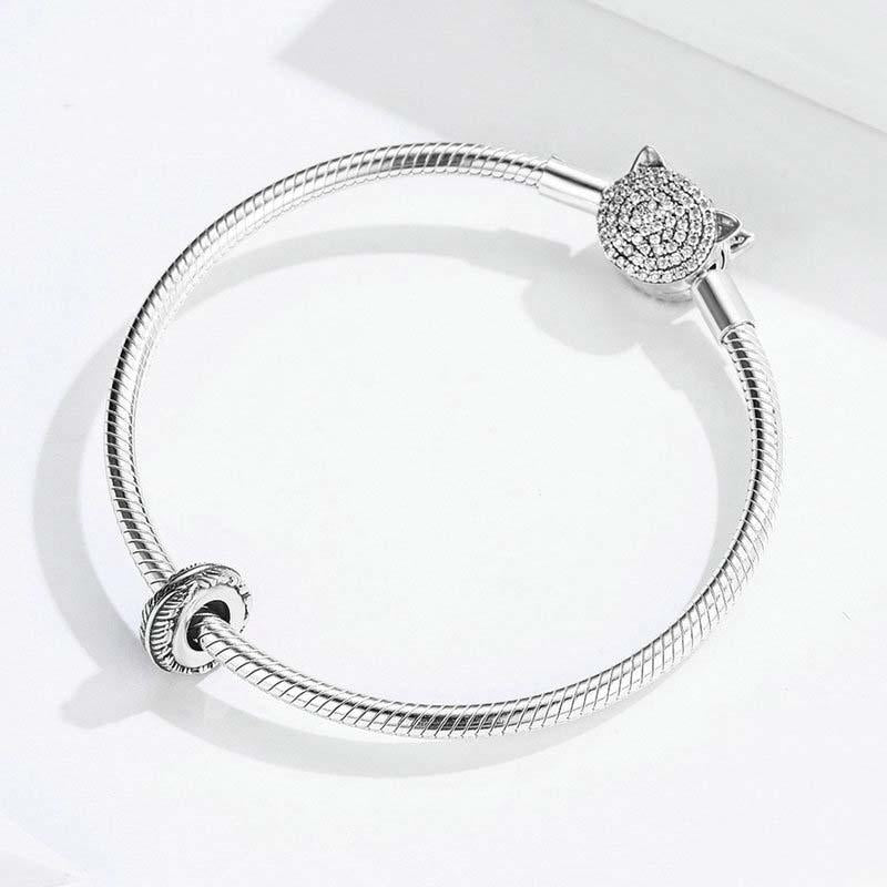 925 Sterling Silver Boho Feather Beads For Diy Bracelets 8