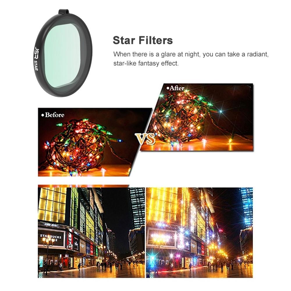 Round Housing Star Effect Lens for Gopro Hero8 4