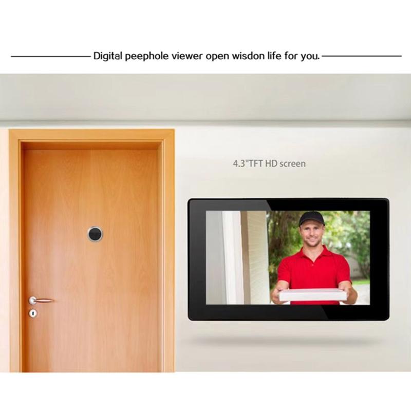 Waterproof 4.3 Digital Door Viewer With Ip55 Screen 6