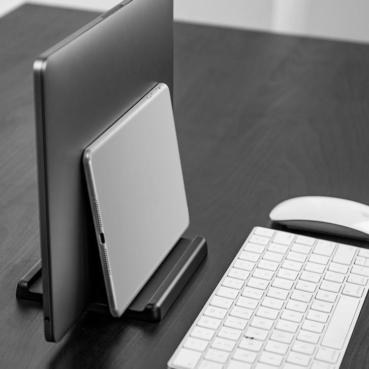 Vaydeer Vertical Notebook Stand - Desktop Storage Shelf 5