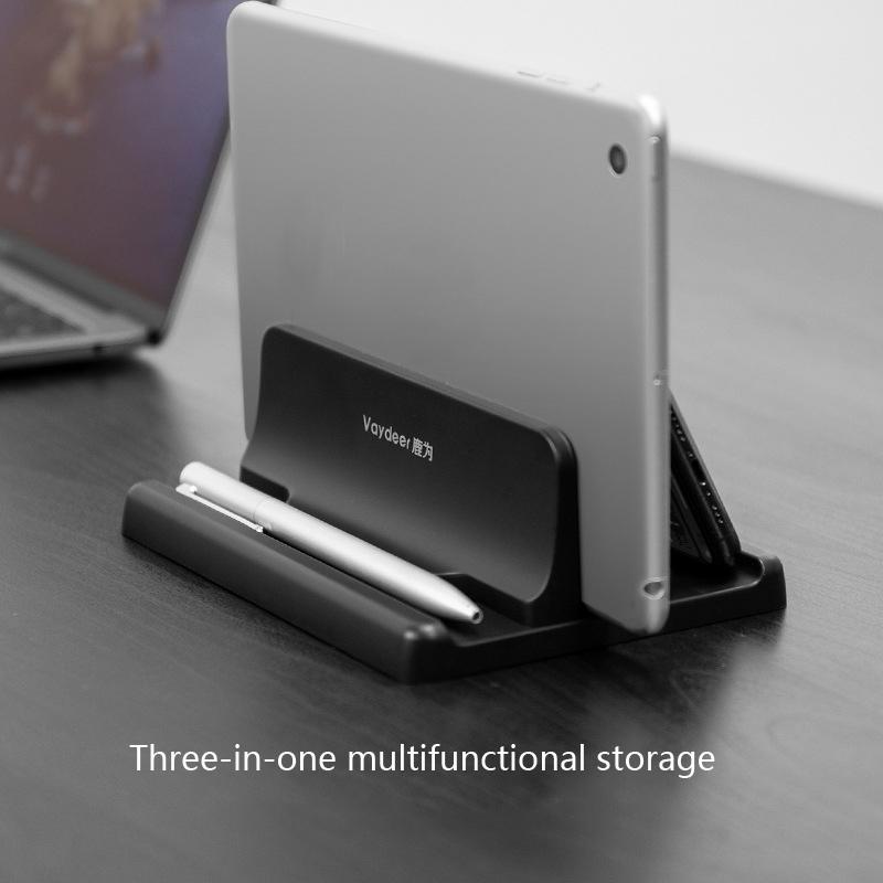 Vaydeer Vertical Notebook Stand - Desktop Storage Shelf 7