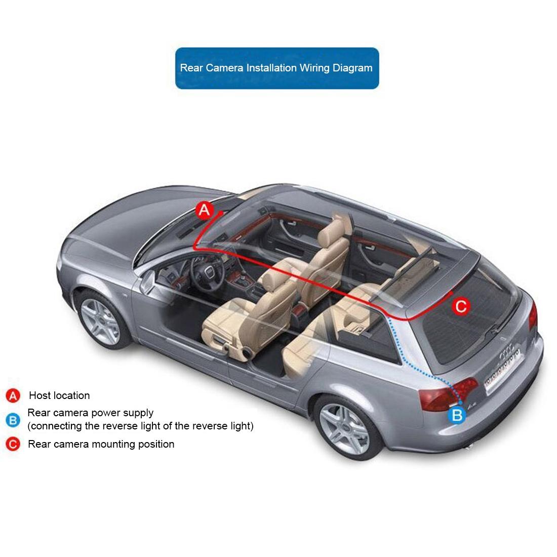 Full Hd 1080p 3-channel Car Dvr with 4 Ips Screen 5mp Camera and 170 Degree Wide Angle 5