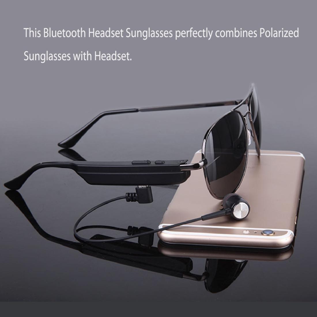 Wireless Bluetooth Sunglasses with Music Earphones and Mic 14