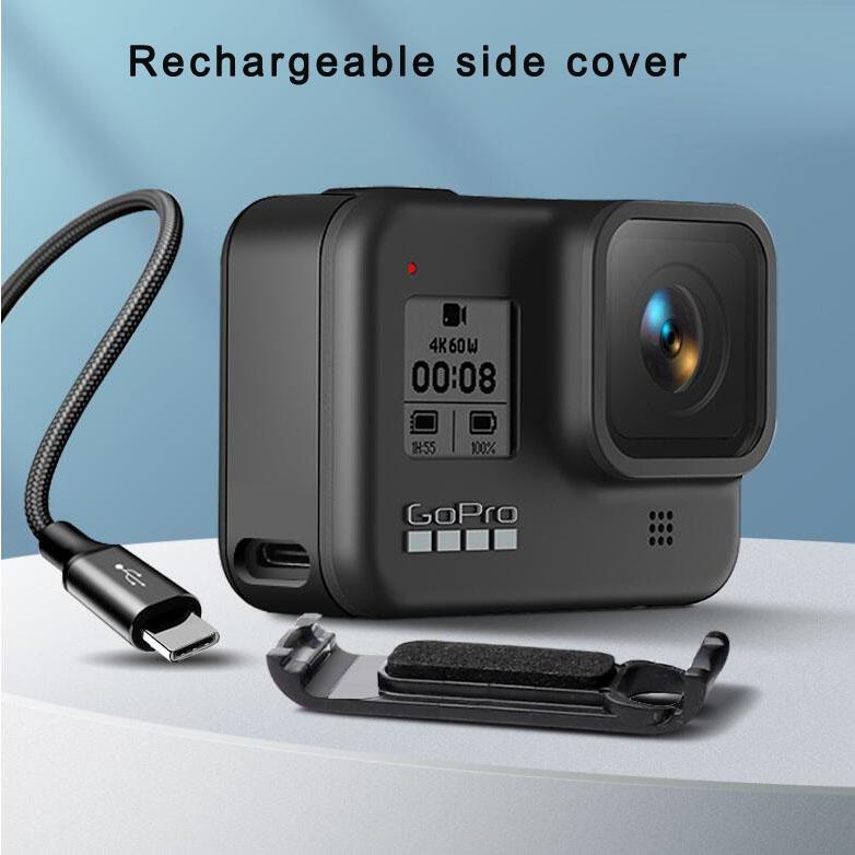Rechargeable Battery Cover for Gopro Hero8 Sports Camera 6