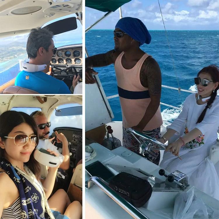 Portable Electric Neck Massager 1300 Mah Usb Charging 4