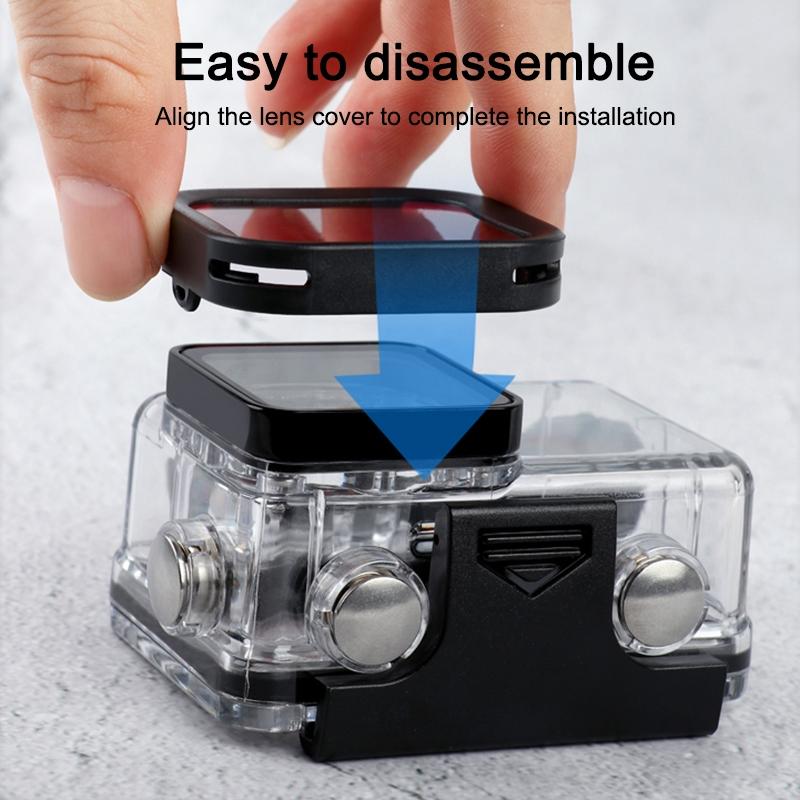 Waterproof Diving Case Kit for Dji Action 1 with Lens Filter - Underwater 11