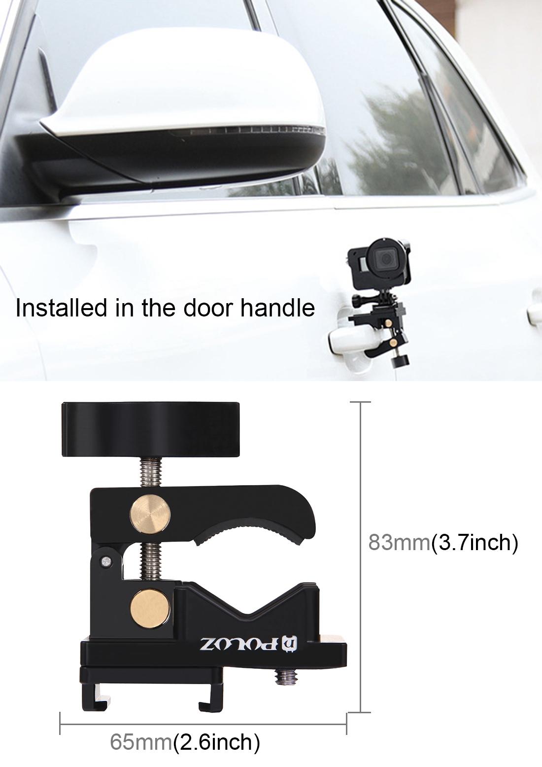 Universal Fixing Clamp for Action Cameras - Aluminium Mount 9