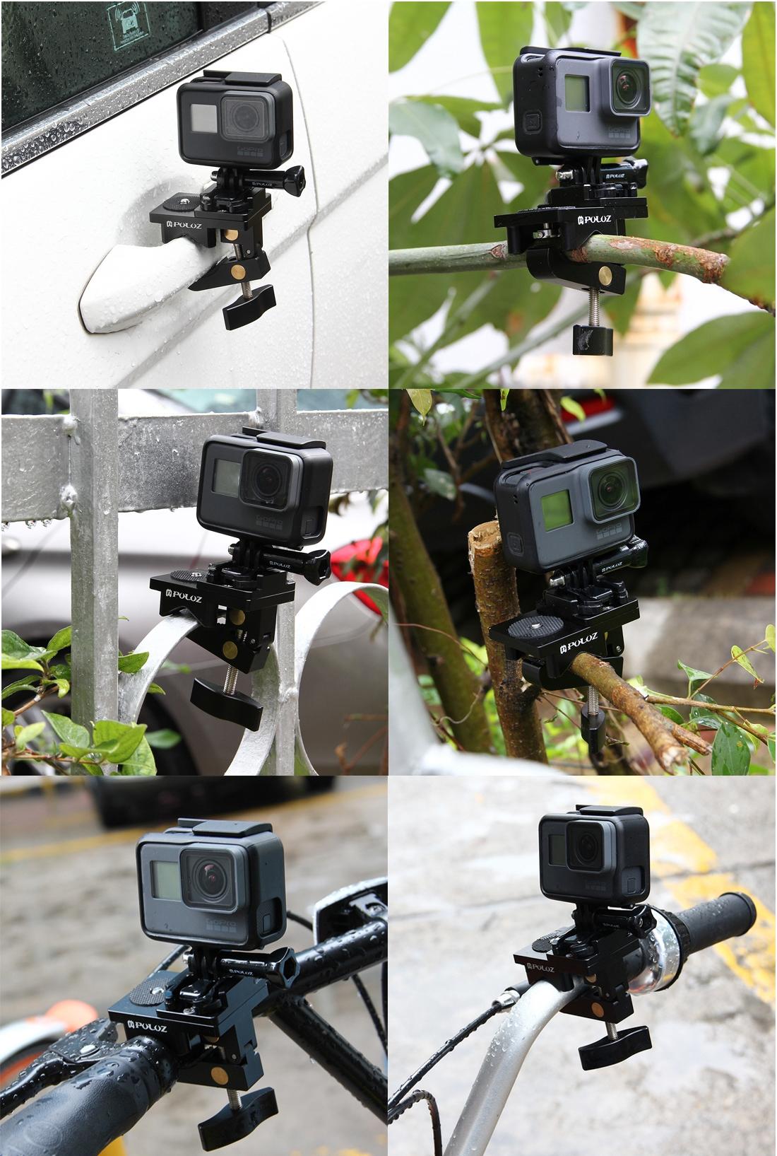 Universal Fixing Clamp for Action Cameras - Aluminium Mount 10