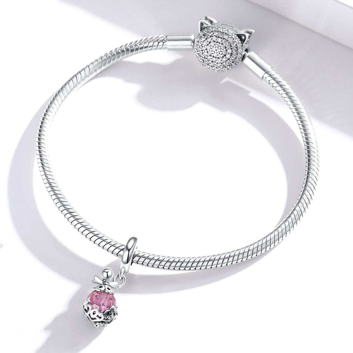 925 Sterling Silver Perfume Bottle Pendant For Diy Bracelets & Necklaces 8