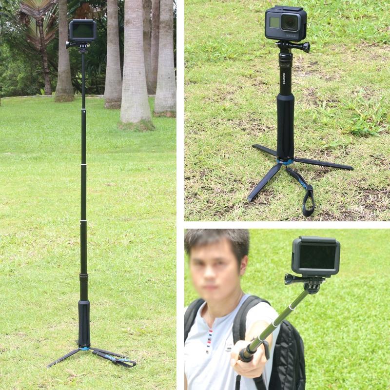 Foldable Tripod Selfie Stick for Action Cameras - 23.5-81cm Length 3