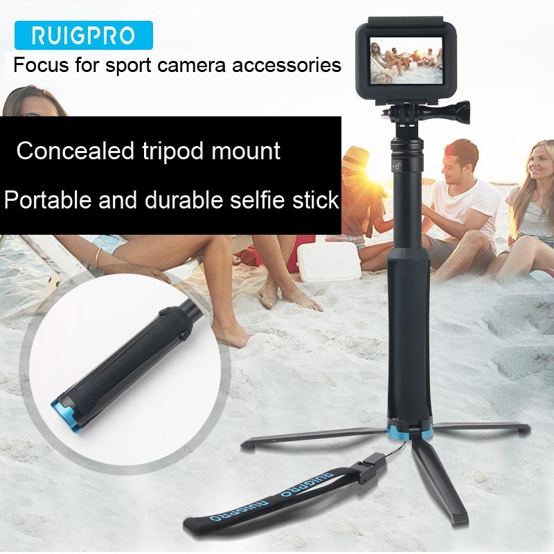 Foldable Tripod Selfie Stick for Action Cameras - 23.5-81cm Length 10