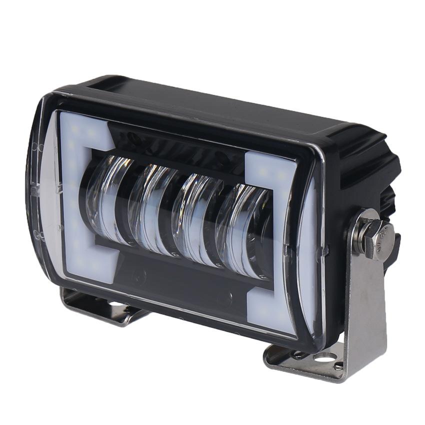 4.76 Inch 24W Dc 12 - 24V 1800Lm Ip67 Car Work Lights / Front Bumper Lights / Roof Lights With Holder 4