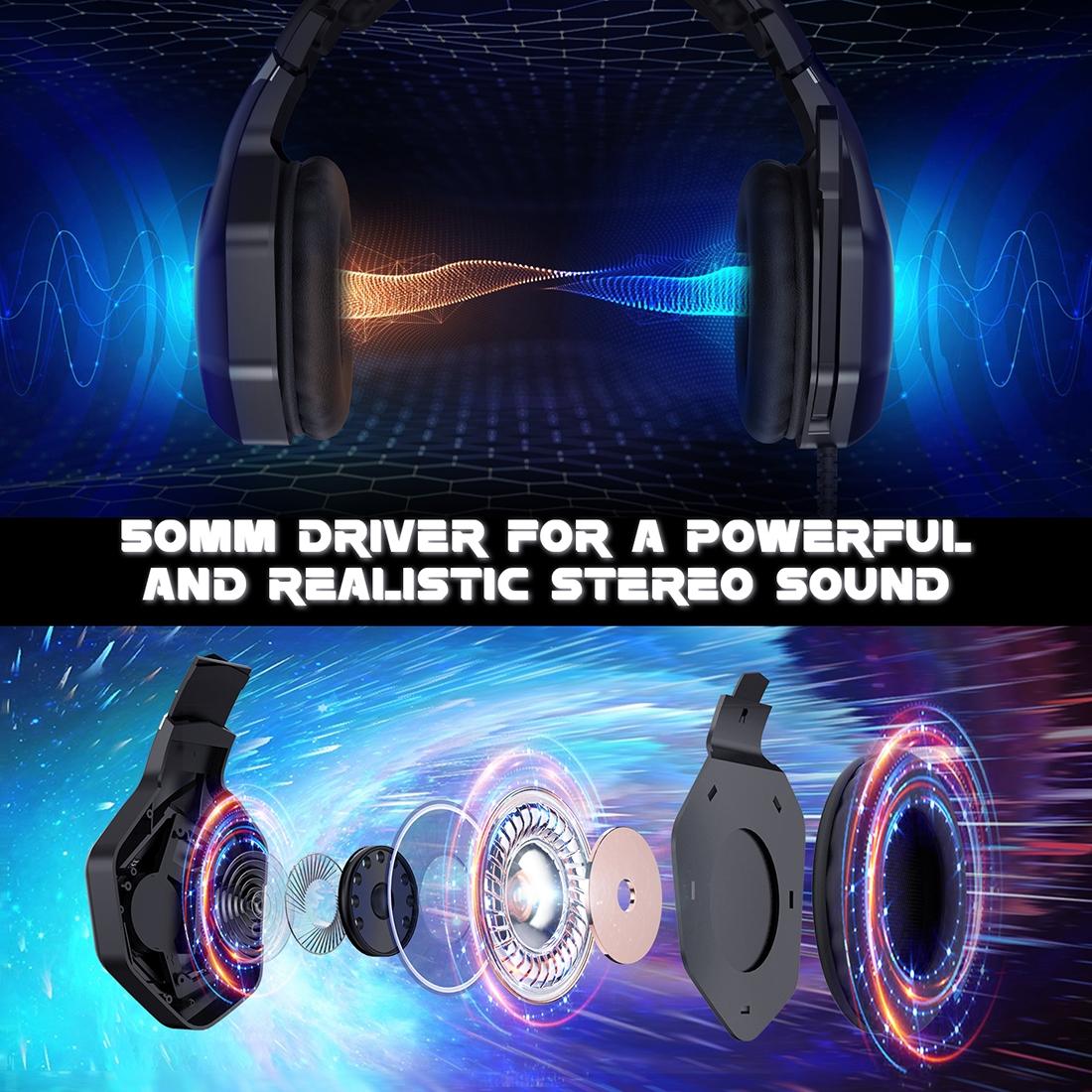 K10 Pro Wired Gaming Headset With Mic 6