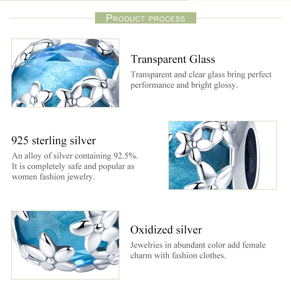 925 Sterling Silver Daisy Bead Diy Accessories 5