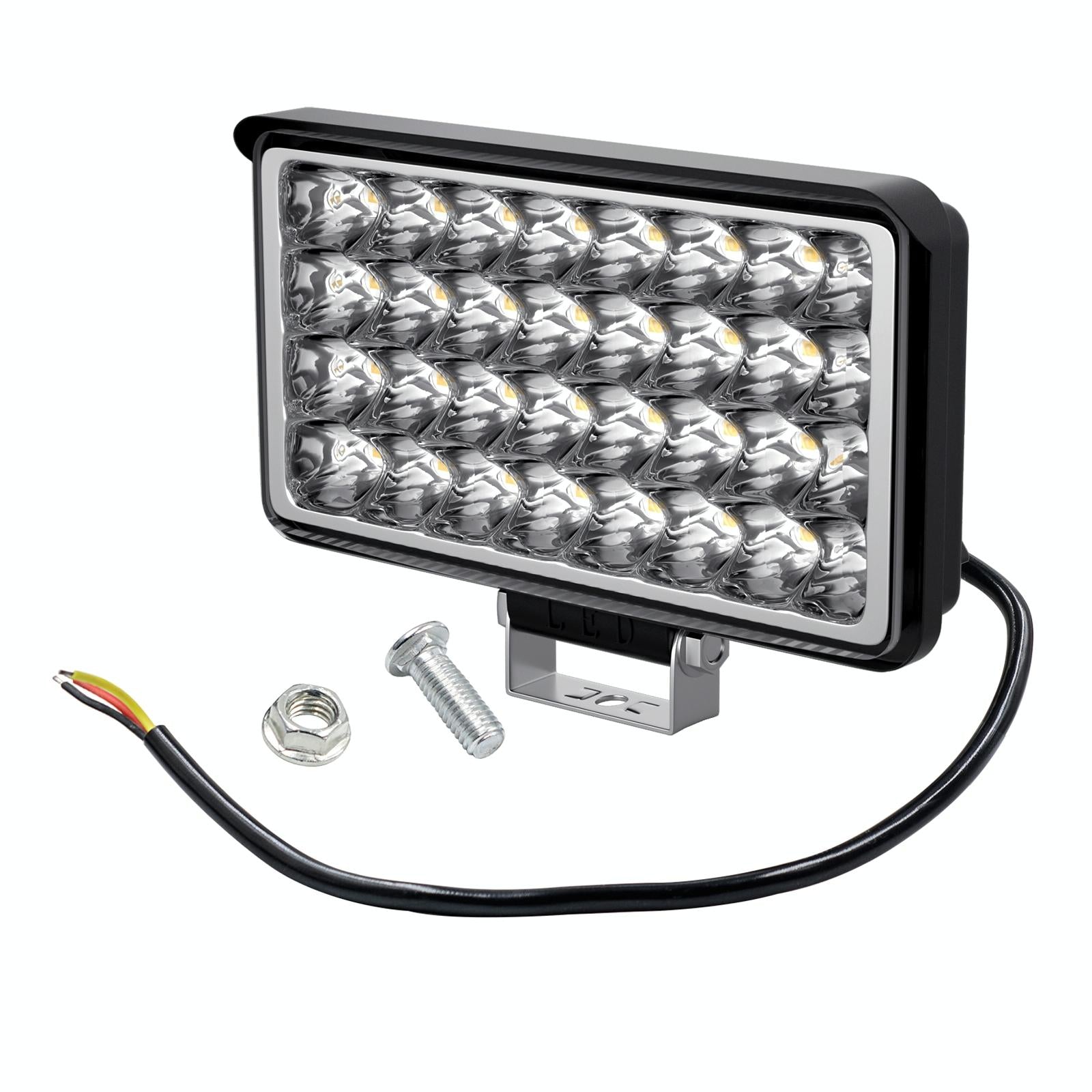 Cs - 1242A1 Car 4 Inch Square 32Leds Highlight Work Light Modified Front Bumper Lamp Spotlight 4