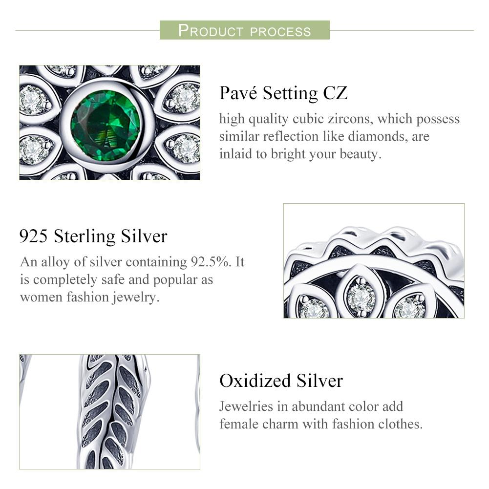 925 Sterling Silver Hollow Beaded Bracelet Accessories 5