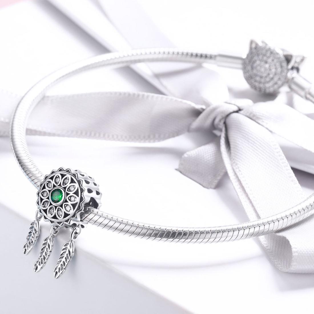 925 Sterling Silver Hollow Beaded Bracelet Accessories 7