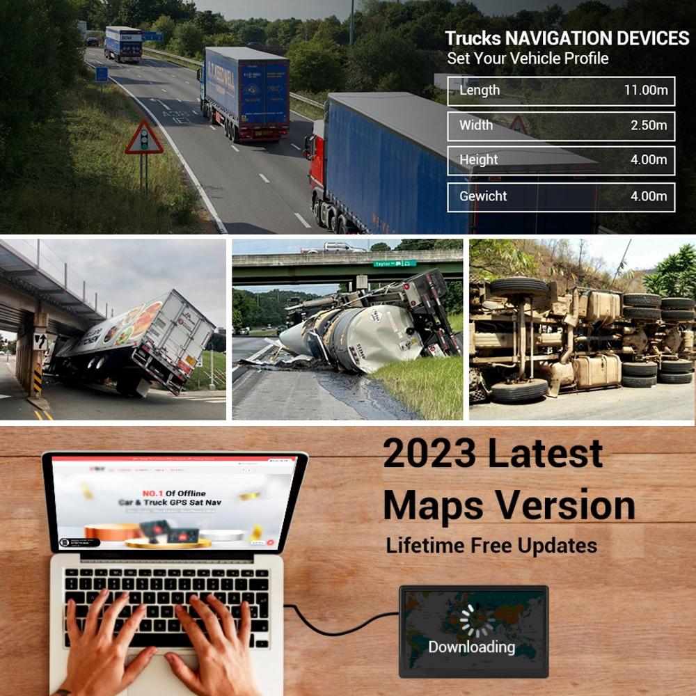8 Inch Car Gps Navigator - 9 Screen Bluetooth Africa Map - South America Map 12