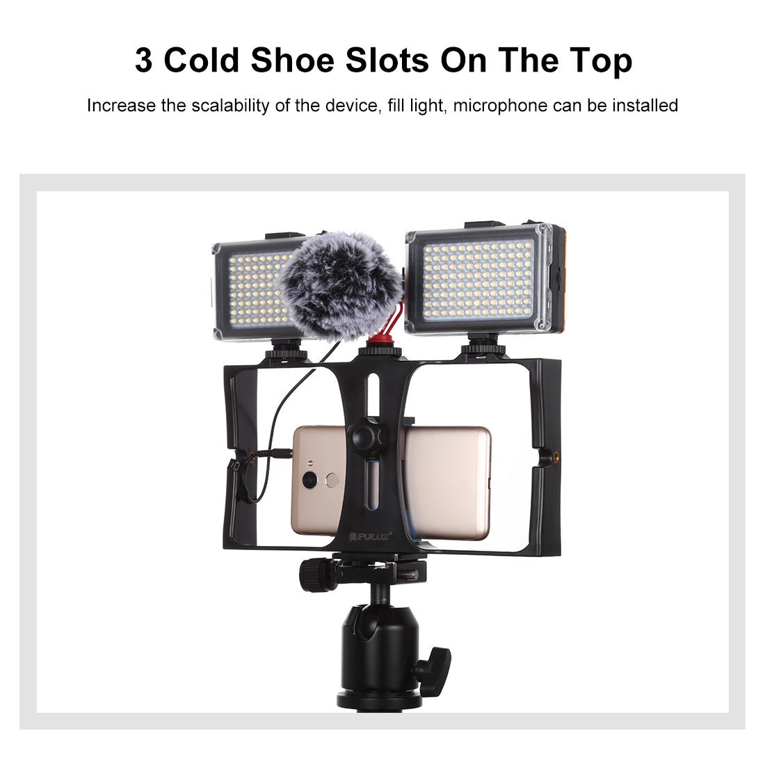 Smartphone Video Rig For Vlogging And Filmmaking - Blue 7