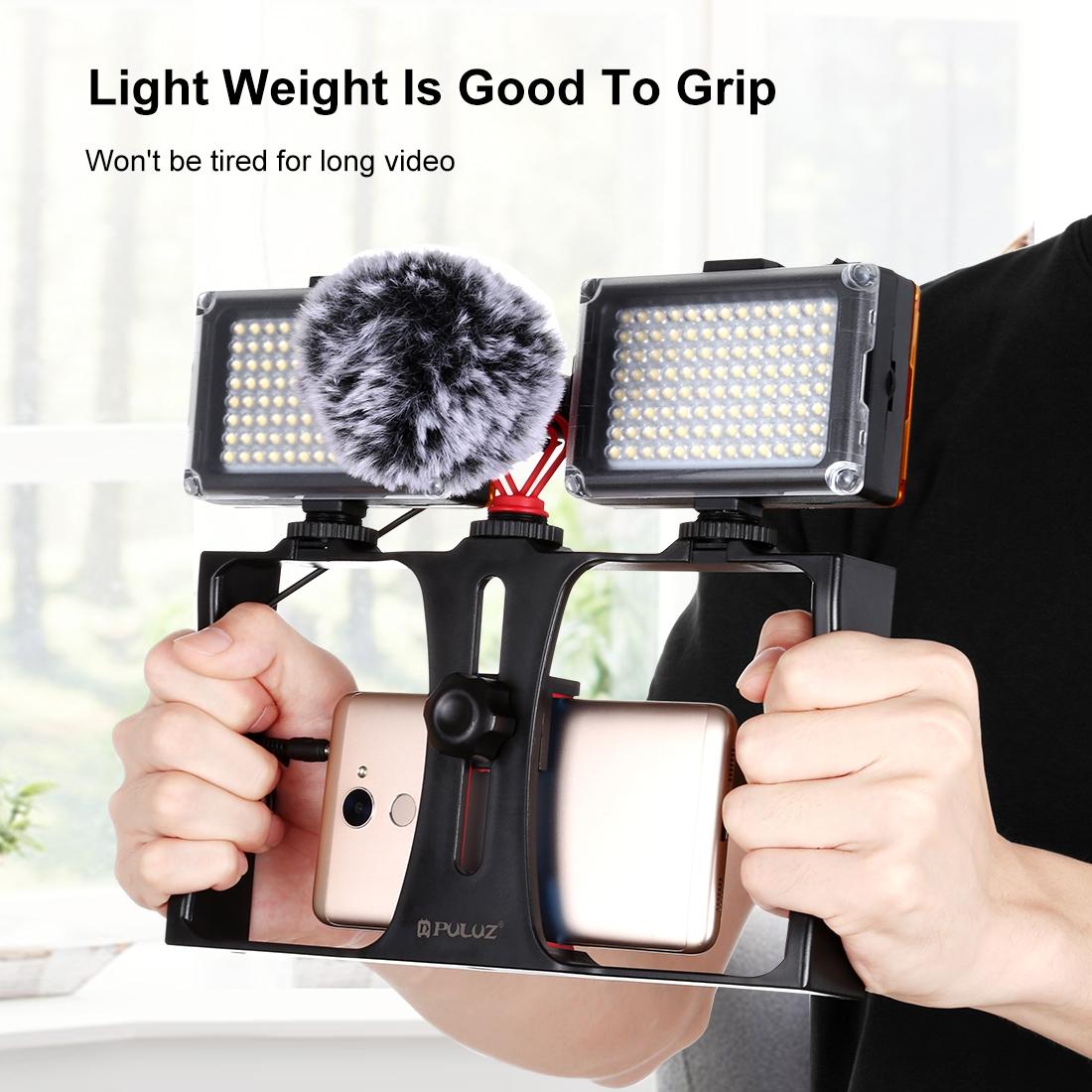 Smartphone Video Rig For Vlogging And Filmmaking - Blue 9