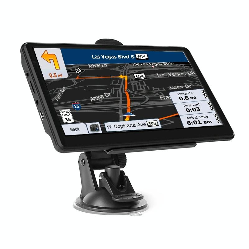 7 Inch Car Gps Navigator 8G + 128M Resistive Screen Fm / Tf Card Support - Africa Map