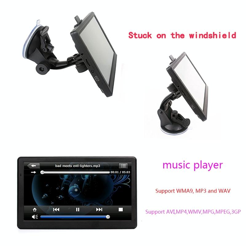 7 Inch Car Gps Navigator 8G + 128M Resistive Screen Fm / Tf Card Support - Africa Map 6