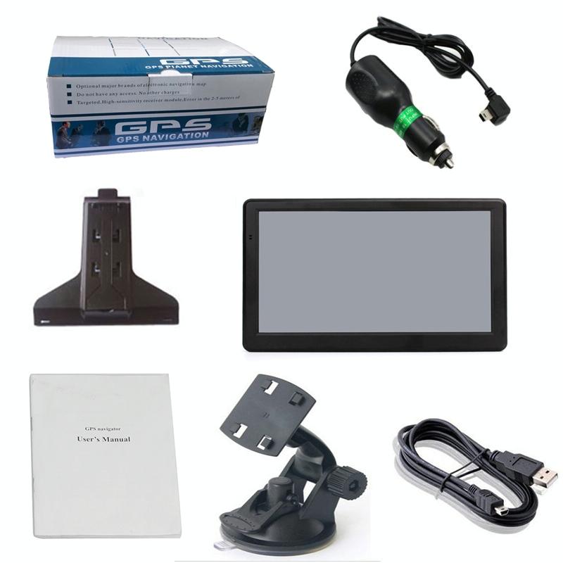 7 Inch Car Gps Navigator 8G + 128M Resistive Screen Fm / Tf Card Support - Africa Map 7