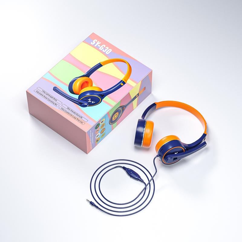 3.5Mm Online Class Headset Black 4