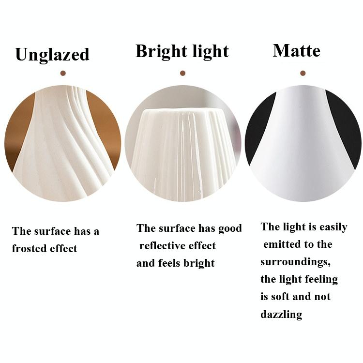 Large Bright Black Ceramic Vase for Home Decor and Dried Flower Arrangements 5